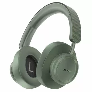 Wireless headphones Promate Takt Bluetooth 5.4 with AUX input, model TAKTGRN