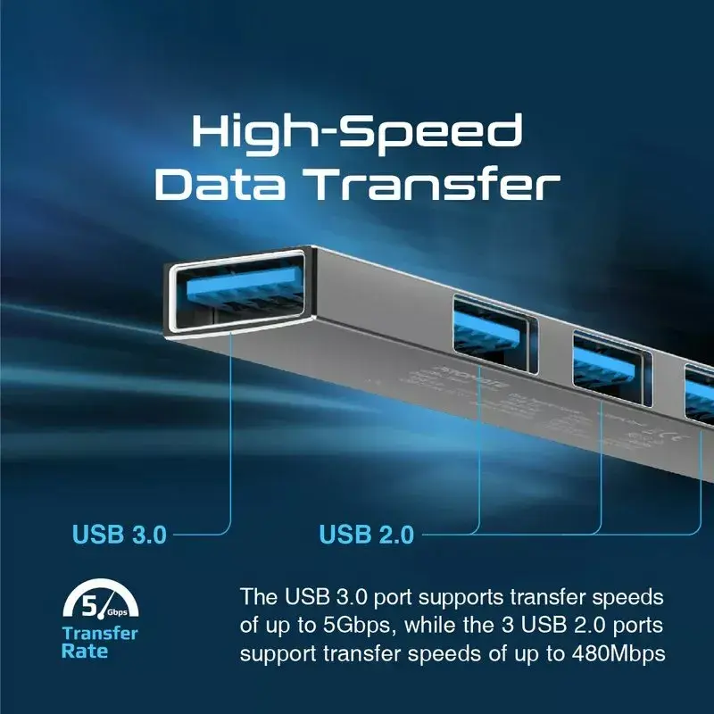 USB-C хаб Promate LiteHub-4 Photo 2
