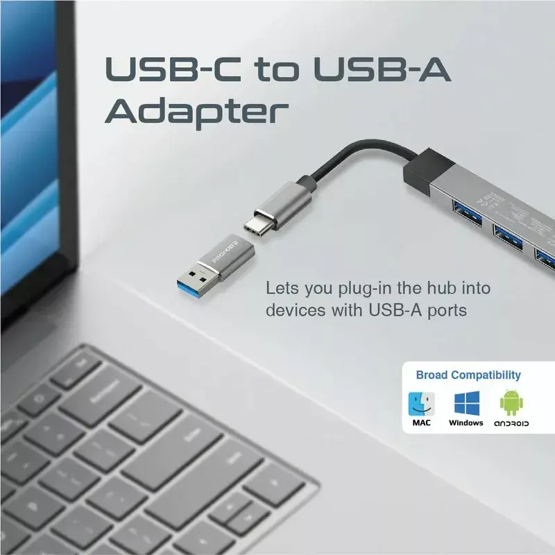 USB-C хаб Promate LiteHub-4 Photo 4
