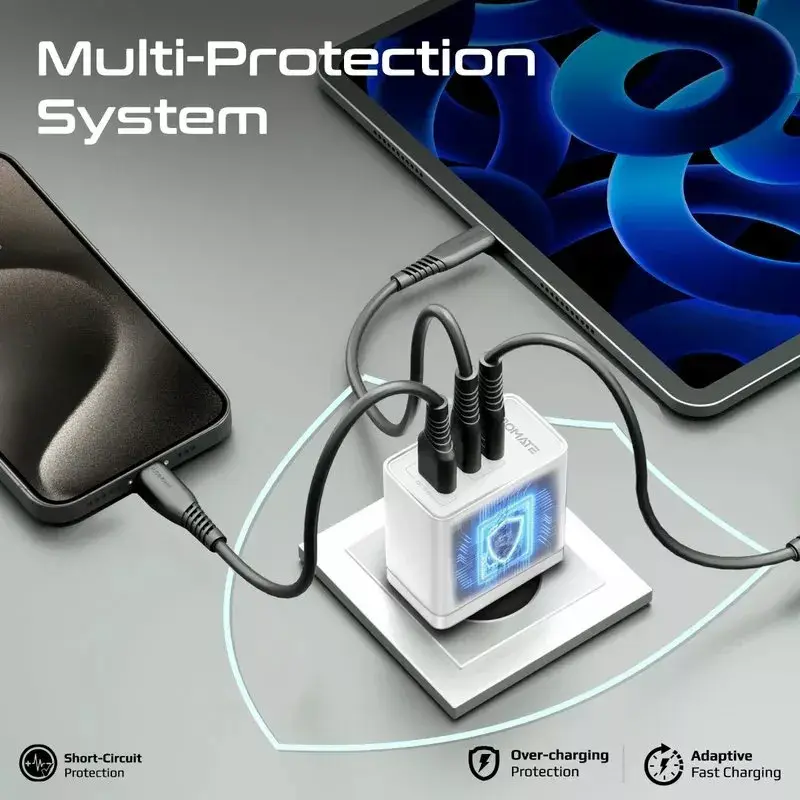 Promate PowerPort-45 GaNFast 45W — сетевое зарядное Photo 3
