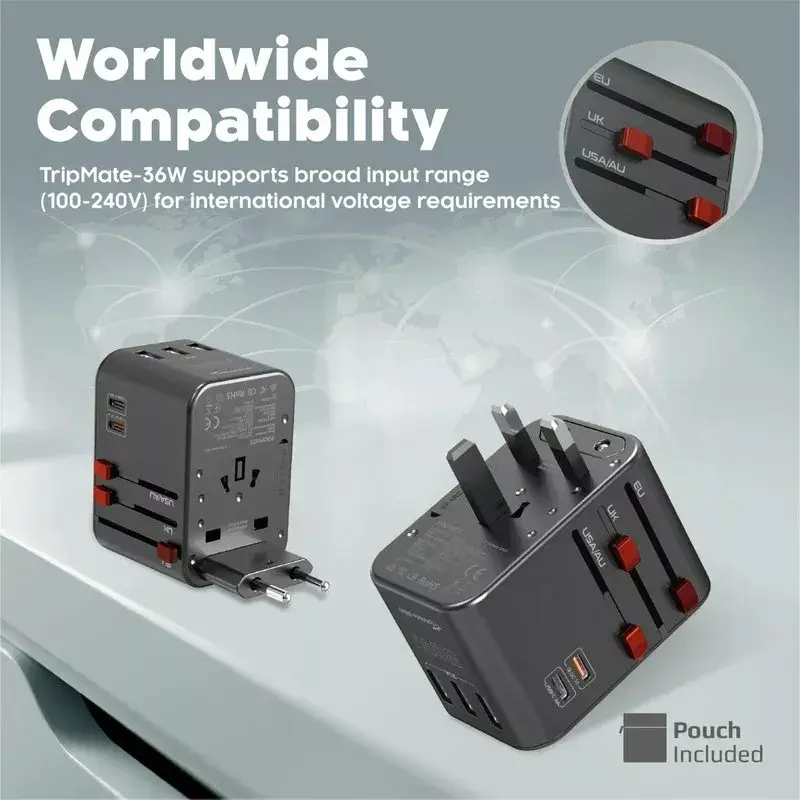 Wall charger Promate TripMate-36W Photo 2
