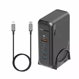 Charging station Promate GaNPort-140W USB-C PD 3.1 140W multiport charger