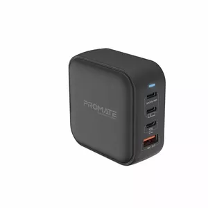 Sienas lādētājs Promate GaNPort4-100PD 100W USB-C PD, GaN 1 porta USB-C 100W