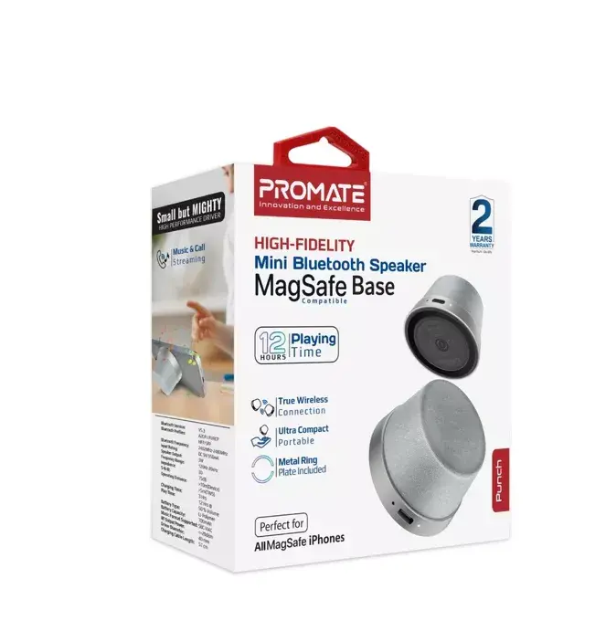 Портативная колонка Promate Punch Mini MagSafe PUNCHSL Photo 2