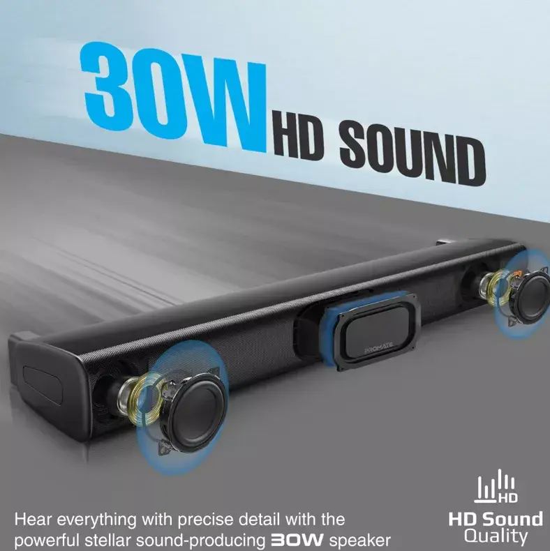 Soundbar Promate STREAMBAR30 — 2.1 Channel Photo 7