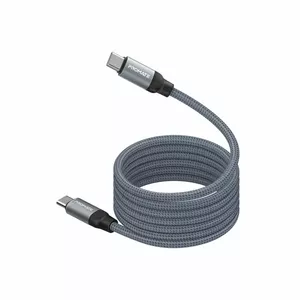 Magnētiska USB-C kabelis Promate Springy 60W PD, 1,2 m, magnētiskais savienotājs, pinums