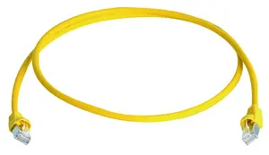 Telegärtner 100028074 Cat6a S/FTP tīkla kabelis RJ-45 vīrietis pret RJ-45 vīrietis 5.5 m dzeltens