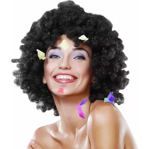Parūka GoDan Peruka mega afro melna – 1 gab., universālais izmērs