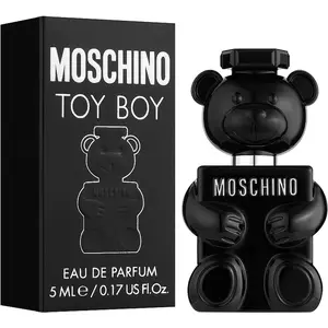 Туалетная вода для мужчин Moschino Toy Boy 5 мл — верхние ноты: бергамот, ягоды, гвоздика, элеми, мускатный орех, груша, розовый перец