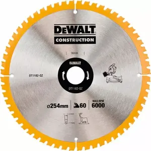 Circular saw blade 14 Degrees East DT1182 254×30 mm, 60 teeth, +5° bevel angle