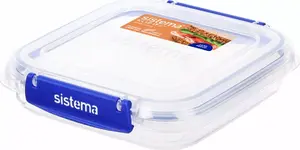Food container sistema Square Klip it Plus 520ml, leak-resistant square storage tub, BPA-free
