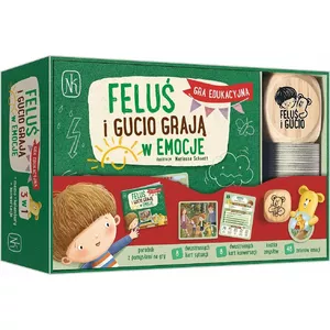 Настольная игра nasza księgarnia «Feluś i Gucio grają w emocje» — игра для развития эмоций у детей