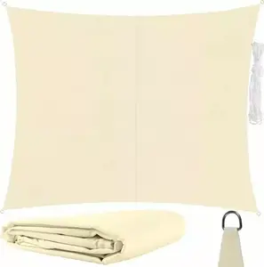 Sun Shade Sail Gardlov 3x2 m, Beige — Outdoor UV-Blocking Canopy