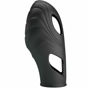 Finger vibrator pretty love LICH silicone, black, model D-242411