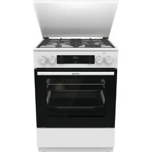 Electric cooker Gorenje GKS6C71WA with 6 cooking zones, 71 L oven, energy class A