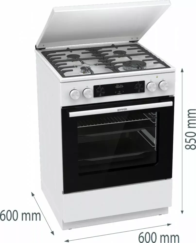Gorenje GKS6C71WA плита — 6 конфорок, 71 л Photo 3