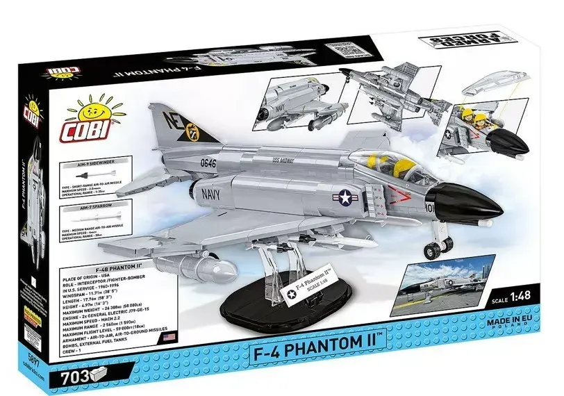 Cobi Armed Force F-4 Phantom II — 703 detaļas Photo 2