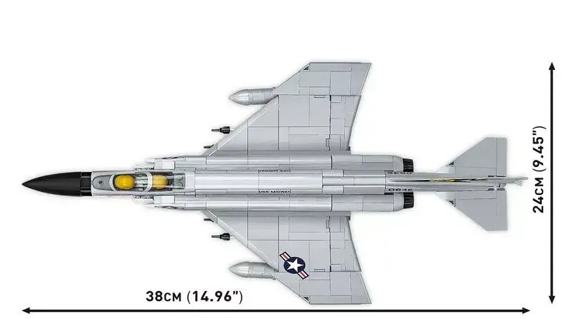 Cobi Armed Force F-4 Phantom II — 703 detaļas Photo 3