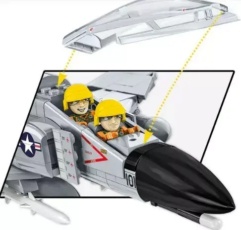 Cobi Armed Force F-4 Phantom II — 703 detaļas Photo 6