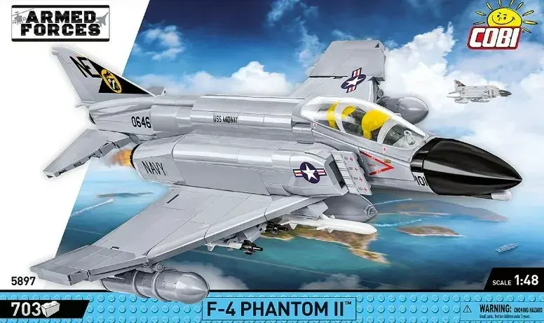 Cobi Armed Force F-4 Phantom II — 703 detaļas Photo 8
