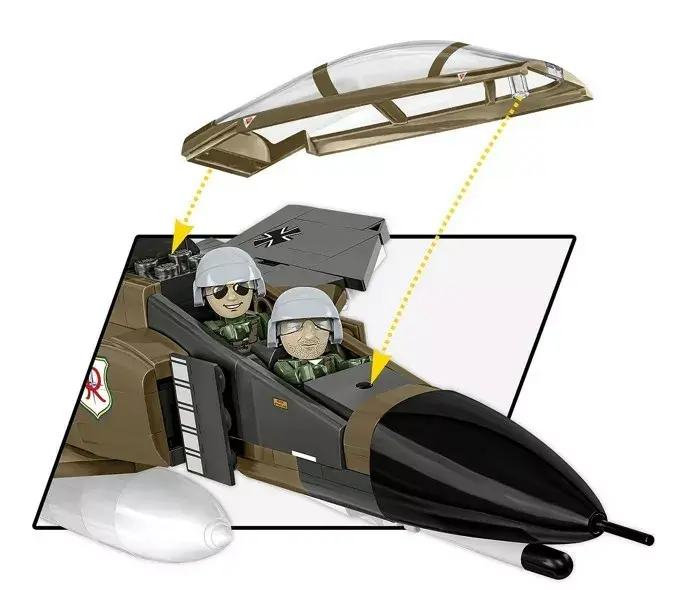 Konstrukcijas rotaļlieta Cobi F-4F Phantom II COBI-5898 Photo 7