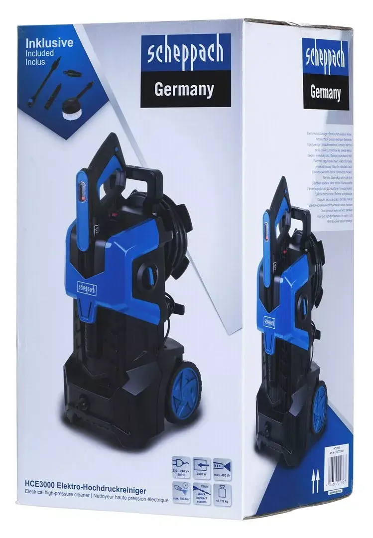 Augstspiediena mazgātājs Scheppach HCE3000 Photo 30