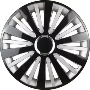 Hubcap Leoplast Falcon 15" black and silver — wheel cover for 15-inch rims