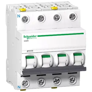 Schneider Electric iC60N Miniature Circuit Breaker, 3P+N, 40A, C-Curve