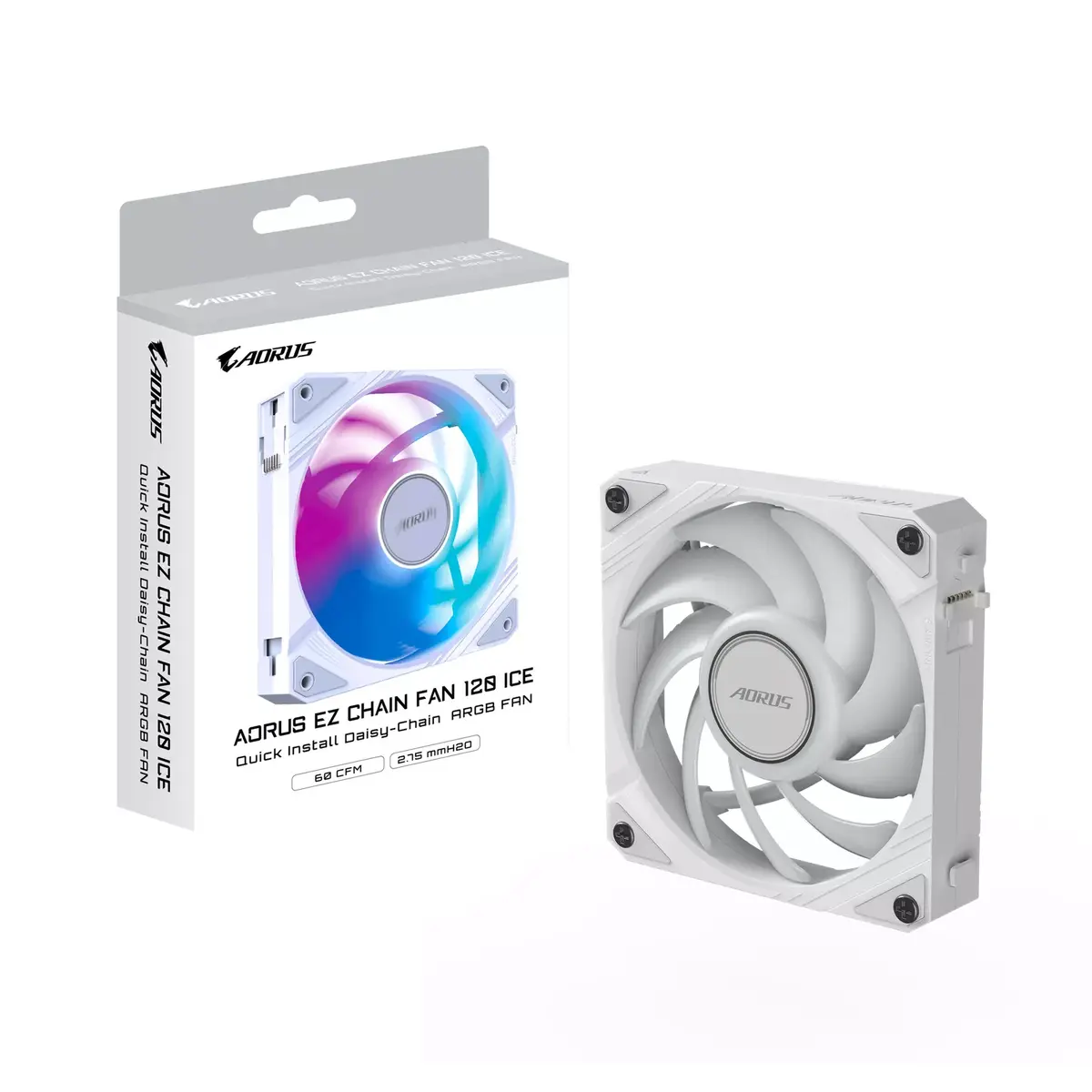 GIGABYTE AORUS EZ CHAIN FAN 120 ICE All-in-one liquid cooler Photo 7