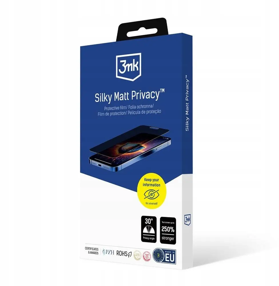 Ekrāna aizsargplēve 3MK Silky Matt Privacy