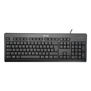 TERRA 1500 Keyboard Office USB QWERTZ German Black Full-size 105 Keys