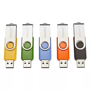 USB флеш-память Intenso Basic Line 8 ГБ USB Type-A 2.0 Черный Синий Зеленый Оранжевый Желтый