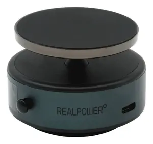 Car passive phone holder RealPower MH-1 — magnetic mount, for mobile phones, black