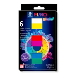 Modeling clay FIMO 8043 C6-1 multicolour 57 g — professional modelling compound