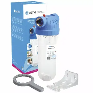 Water filter housing USTM WFW 10" USTM 1/2" - inline cartridge housing, 10-inch, 1/2" inlet/outlet