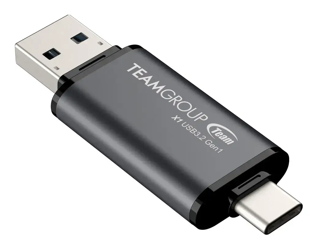 USB флеш-накопитель Team Group X1 64 ГБ Type-A / Type-C Photo 5
