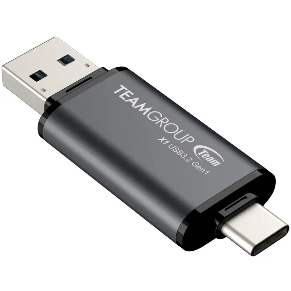 USB флеш-накопитель Team Group X1 64 ГБ Type-A / Type-C Photo 4