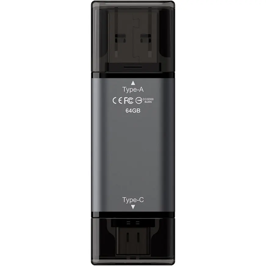 USB флеш-накопитель Team Group X1 64 ГБ Type-A / Type-C Photo 8