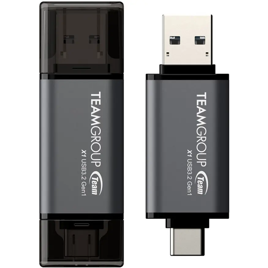 USB флеш-накопитель Team Group X1 64 ГБ Type-A / Type-C Photo 10