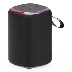 Mono portable speaker GEMBIRD GMB Audio SPK-BT-LED-08S — 5 W RMS, 5.2 cm driver, Bluetooth, MicroSD support, Black