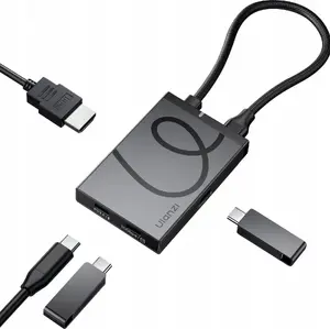 Ulanzi USB Type-C хаб H1 — 1× HDMI 4K, 3× USB-C PD3.0 10Gbps (4 в 1)