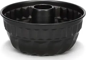 Patisse turban-shaped baking cutter 10 cm, stainless steel, black