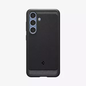 Spigen Galaxy S25 Case Rugged Armor Matte Black Cover