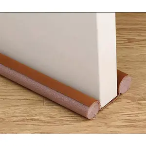 Door and Window Draft Excluder Seal Apte AG706E 95 cm brown