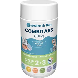 Swim & Fun CombiTabs chlorine-free 20 g multi-functional pool tabs, 800 g pack