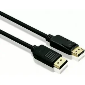 DisplayPort cable Secomp STANDARD DP to DP male-to-male, black, 3 m