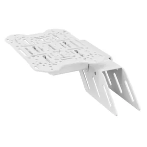 Stūres plāksne lidojumu/ sacīkšu simulatoram Oplite OP-GTR-FSHW — tērauds, balta, 214×400×95 mm