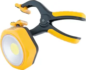 Подвесной рабочий фонарь SCHWAIGER WLK250 LED 3 Вт, питание AA батареи, IP20, жёлто‑чёрный