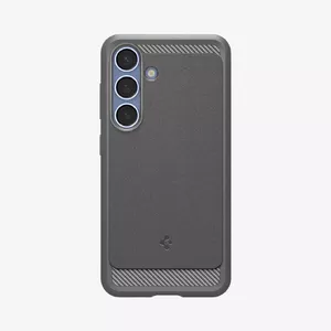 Vāks Spigen Galaxy S25 Rugged Armor Marble Gray Monohroms Pelēks