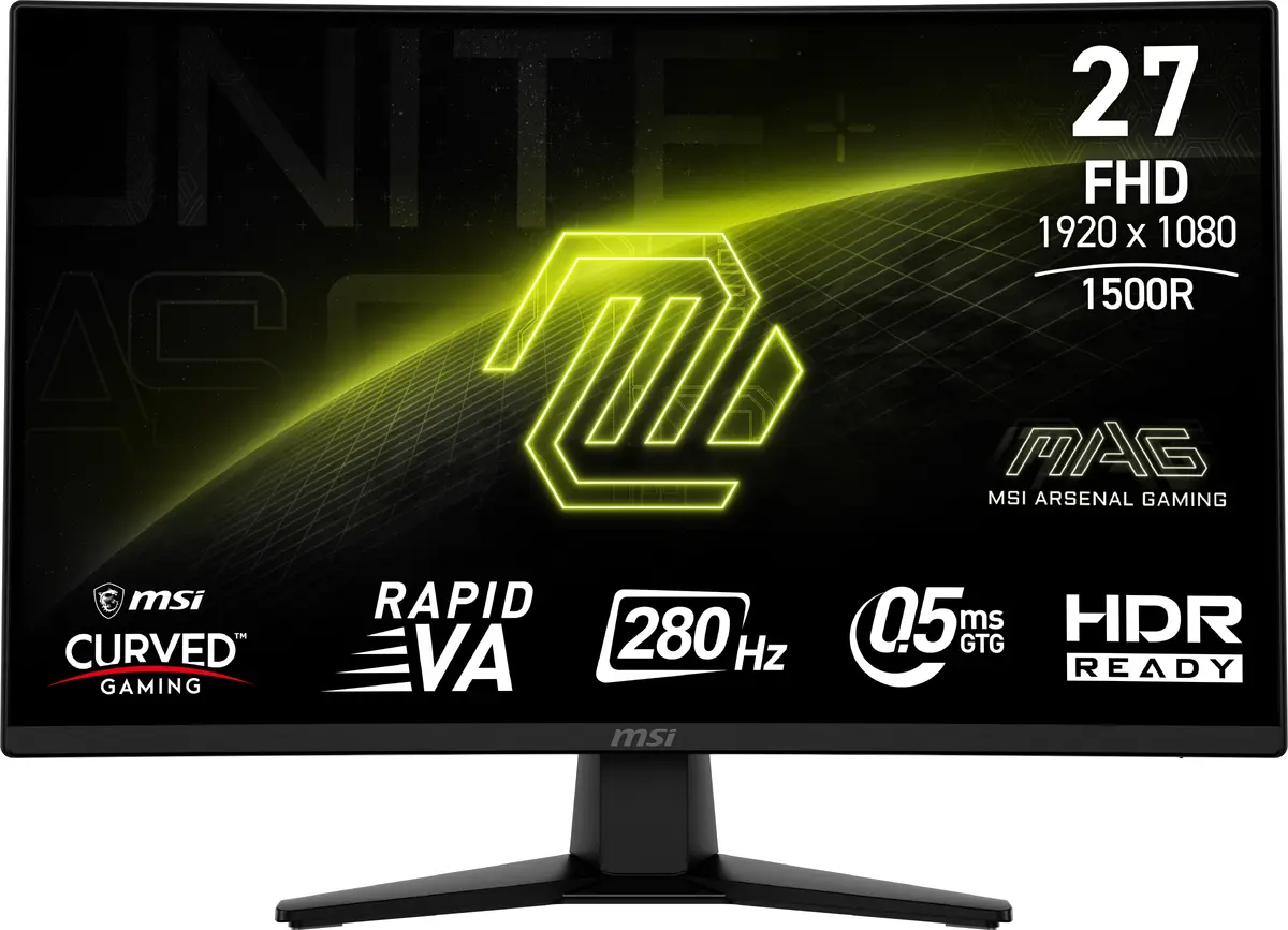 Ieliekts spēļu monitors MSI MAG 274CXF
